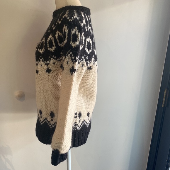 GOLDEN GOOSE fair isle chunky knit sweater - Picture 4 of 5